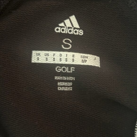 NWOT Adidas Women’s Golf French Terry 1/4 Zip Pullover - Picture 3 of 5